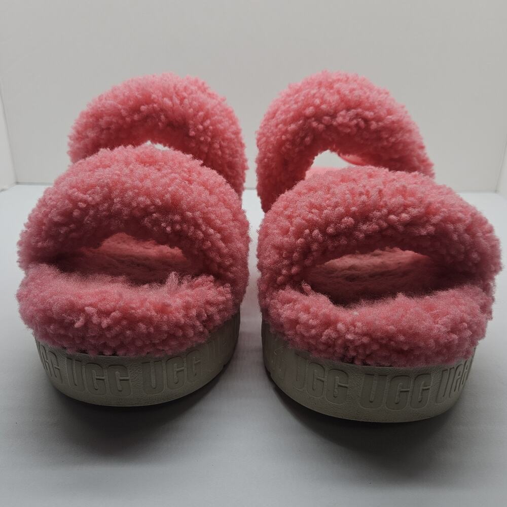 UGG Oh Fluffita Slingback Sandals Slippers Women’s Size 10 Pink 1120876 - Picture 3 of 9